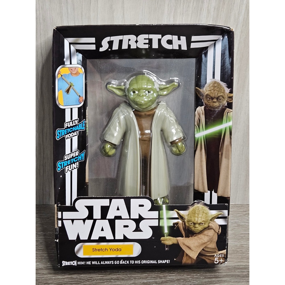 Star Wars Stretch Yoda Action Figure Hasbro Disney Fully Stretchable Toy 07987